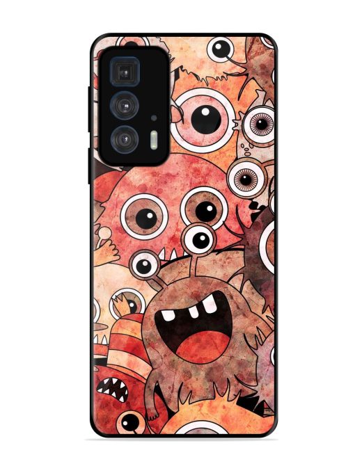 Monster Mash Glossy Soft Edge Case for Motorola Edge 20 Pro Chachhi