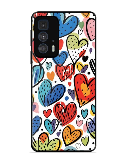 Heartfelt Harmony Glossy Soft Edge Case for Motorola Edge 20 Pro Chachhi