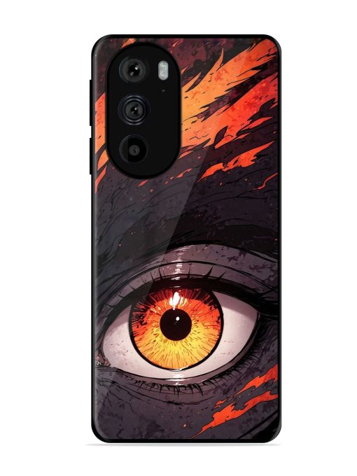 Inferno Gaze Glossy Soft Edge Case for Motorola Edge 30 Pro Chachhi