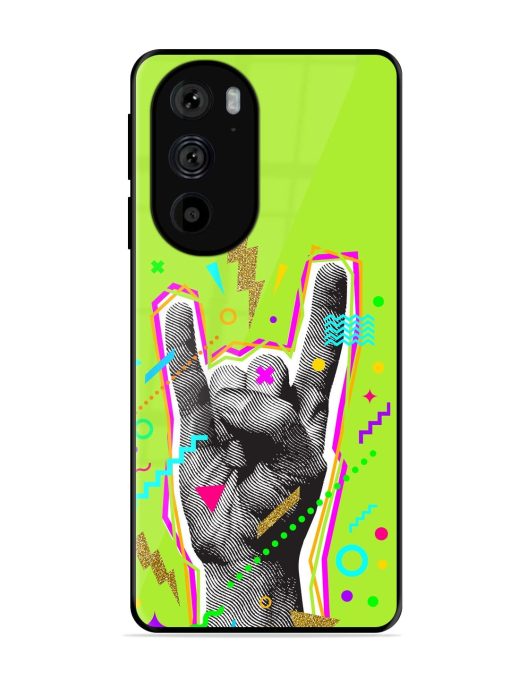 Neon Rock Glossy Soft Edge Case for Motorola Edge 30 Pro Chachhi