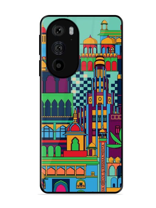 Indian Tapestry Glossy Soft Edge Case for Motorola Edge 30 Pro Chachhi