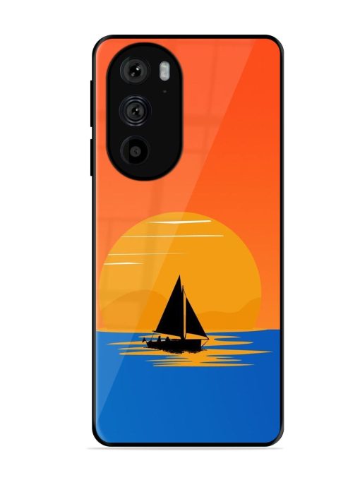 Sunset Sail Glossy Soft Edge Case for Motorola Edge 30 Pro Chachhi