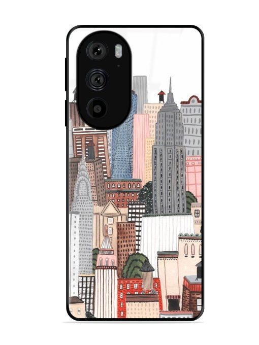 Cityscape Dreams Glossy Soft Edge Case for Motorola Edge 30 Pro Chachhi