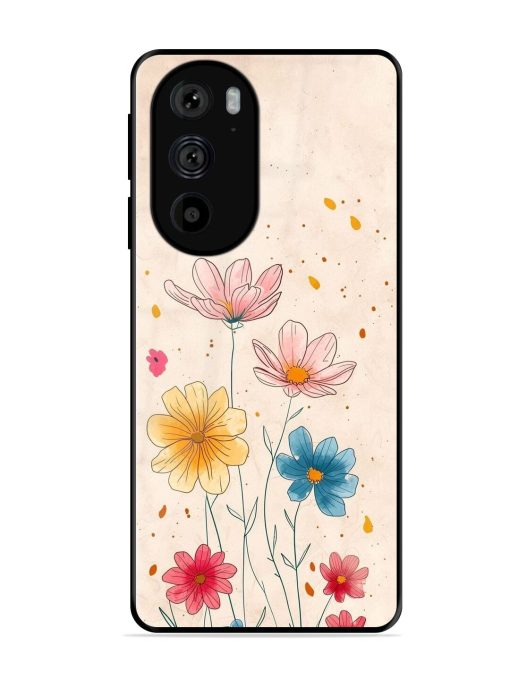 Delicate Bloom Glossy Soft Edge Case for Motorola Edge 30 Pro Chachhi