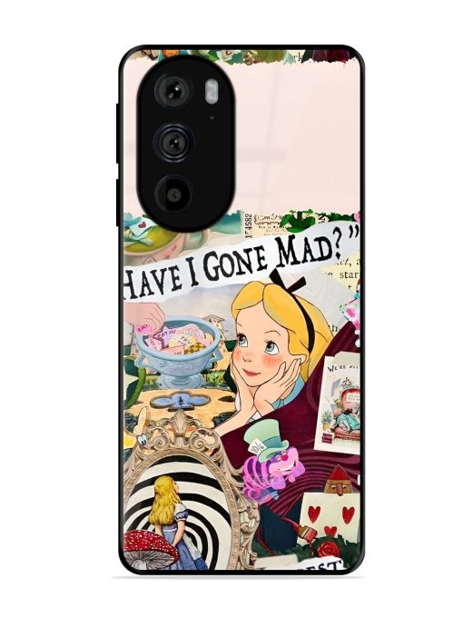 Mad Hatter'S Collage Glossy Soft Edge Case for Motorola Edge 30 Pro Chachhi