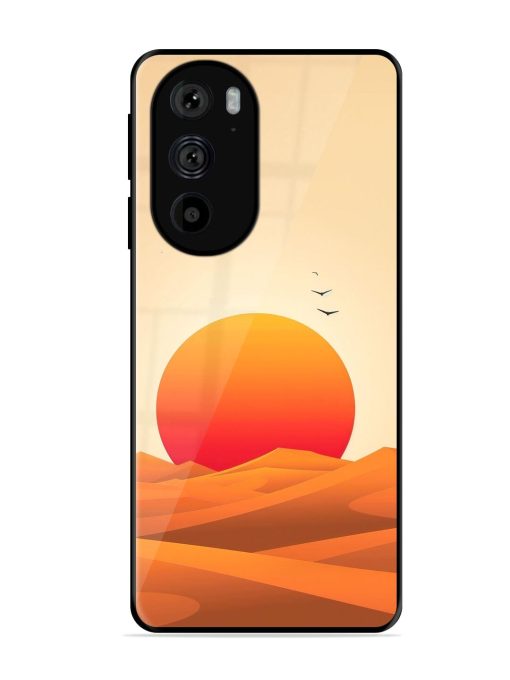 Desert Sunset Glossy Soft Edge Case for Motorola Edge 30 Pro Chachhi