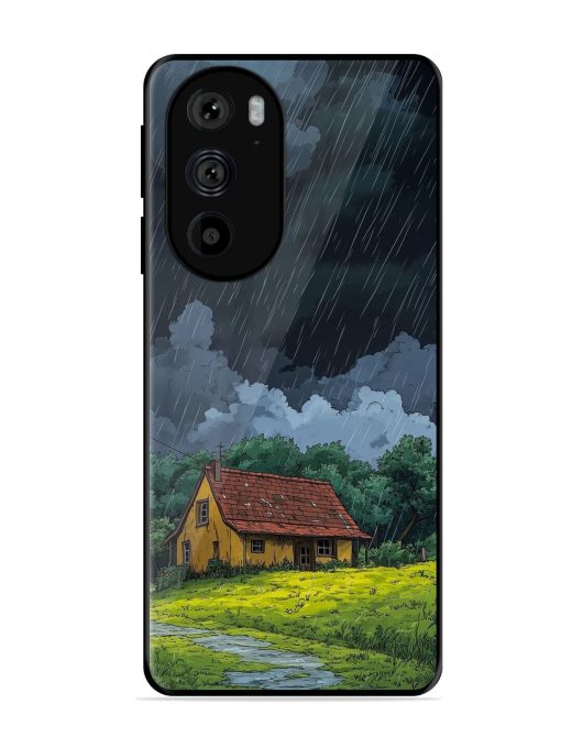 Rainy Day Retreat Glossy Soft Edge Case for Motorola Edge 30 Pro Chachhi