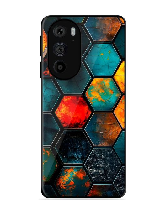 Hexagon Hive Glossy Soft Edge Case for Motorola Edge 30 Pro Chachhi