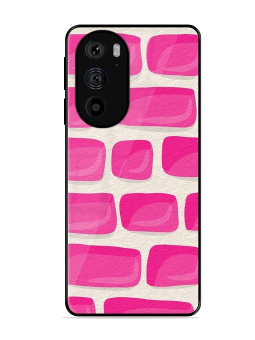 Pink Brick Wall Glossy Soft Edge Case for Motorola Edge 30 Pro Chachhi