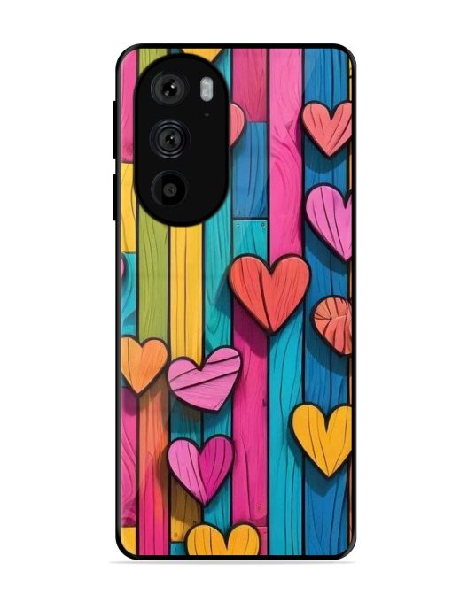 Rainbow Of Hearts Glossy Soft Edge Case for Motorola Edge 30 Pro