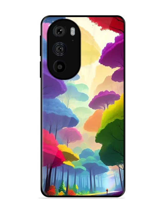 Rainbow Road Glossy Soft Edge Case for Motorola Edge 30 Pro Chachhi