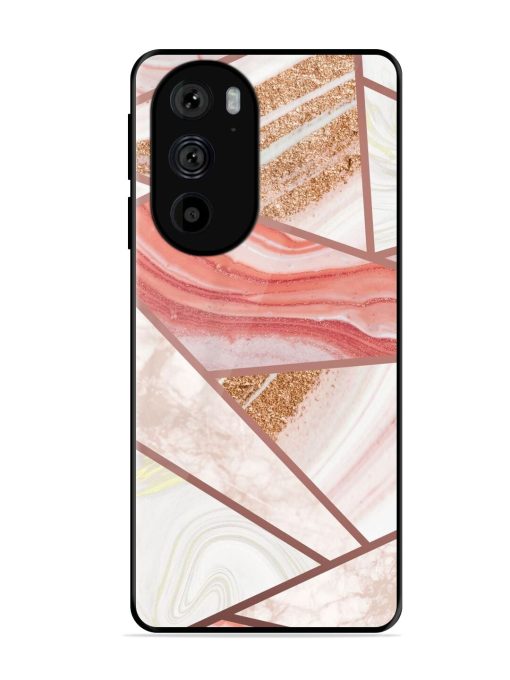 Rosy Mosaic Glossy Soft Edge Case for Motorola Edge 30 Pro Chachhi