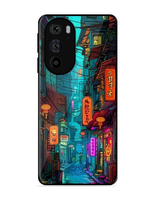 Neon Nightscape Glossy Soft Edge Case for Motorola Edge 30 Pro Chachhi