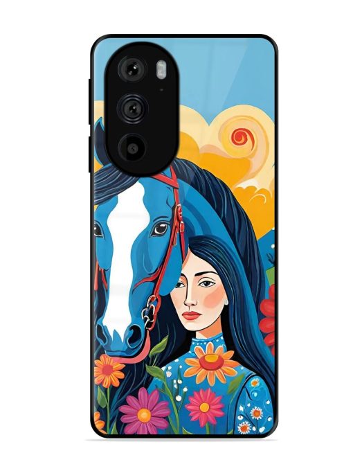 Equine Enchantment Glossy Soft Edge Case for Motorola Edge 30 Pro Chachhi