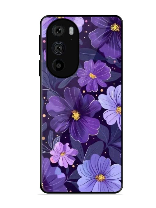 Purple Paradise Glossy Soft Edge Case for Motorola Edge 30 Pro Chachhi