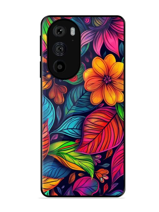 Rainbow Of Blooms Glossy Soft Edge Case for Motorola Edge 30 Pro Chachhi