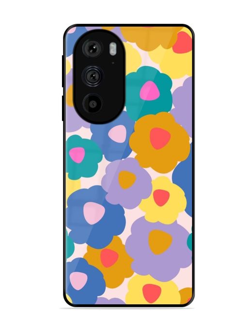 Flower Power Glossy Soft Edge Case for Motorola Edge 30 Pro Chachhi