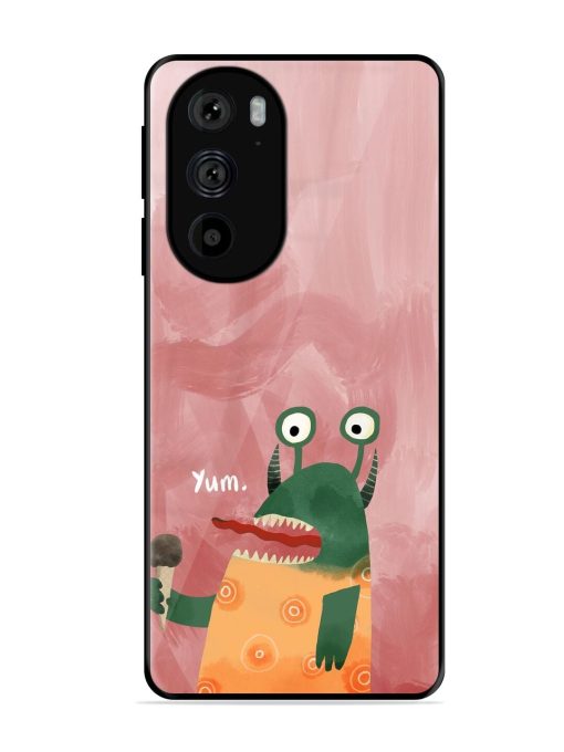 Hungry Monster Glossy Soft Edge Case for Motorola Edge 30 Pro Chachhi