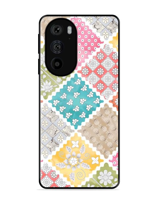 Patchwork Dreamscape Glossy Soft Edge Case for Motorola Edge 30 Pro Chachhi