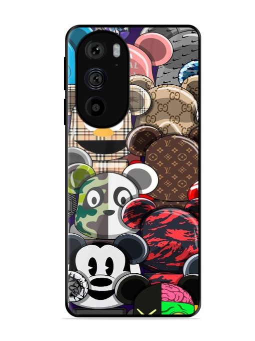 Streetwear Bearbrick Extravaganza Glossy Soft Edge Case for Motorola Edge 30 Pro Chachhi