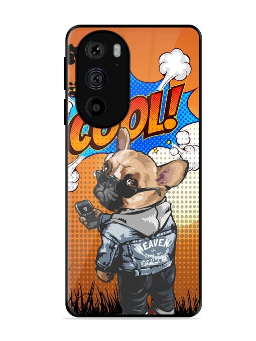 Cool Pup Glossy Soft Edge Case for Motorola Edge 30 Pro Chachhi