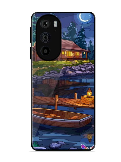 Moonlit Serenity Glossy Soft Edge Case for Motorola Edge 30 Pro Chachhi