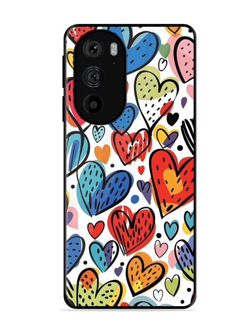 Heartfelt Harmony Glossy Soft Edge Case for Motorola Edge 30 Pro Chachhi