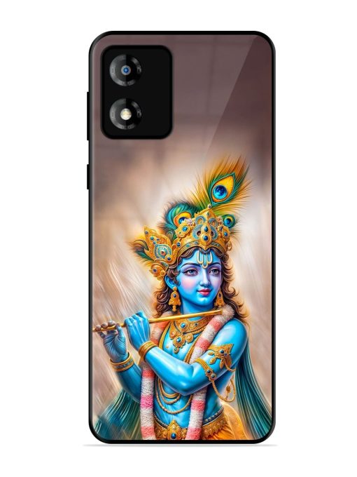 Divine Krishna Glossy Soft Edge Case for Motorola Moto E13 Chachhi