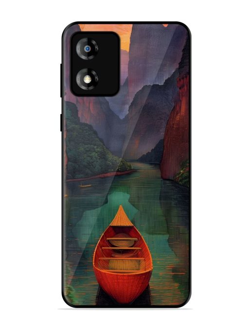 Serene Passage Glossy Soft Edge Case for Motorola Moto E13 Chachhi