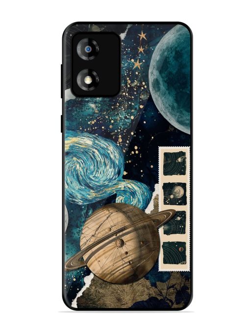 Celestial Tapestry Glossy Soft Edge Case for Motorola Moto E13 Chachhi