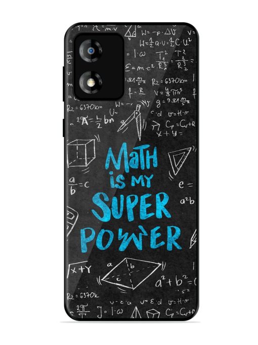 Math Magic Glossy Soft Edge Case for Motorola Moto E13 Chachhi