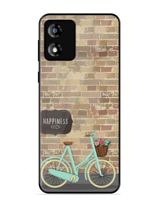 Pedaling Towards Happiness Glossy Soft Edge Case for Motorola Moto E13 Chachhi