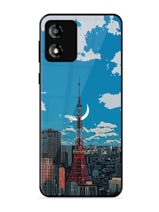 Tokyo Twilight Glossy Soft Edge Case for Motorola Moto E13 Chachhi