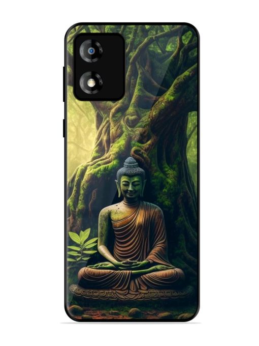 Green Buddha Art Glossy Soft Edge Case for Motorola Moto E13 Chachhi