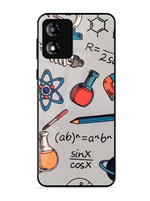 Science Doodle Glossy Soft Edge Case for Motorola Moto E13 Chachhi