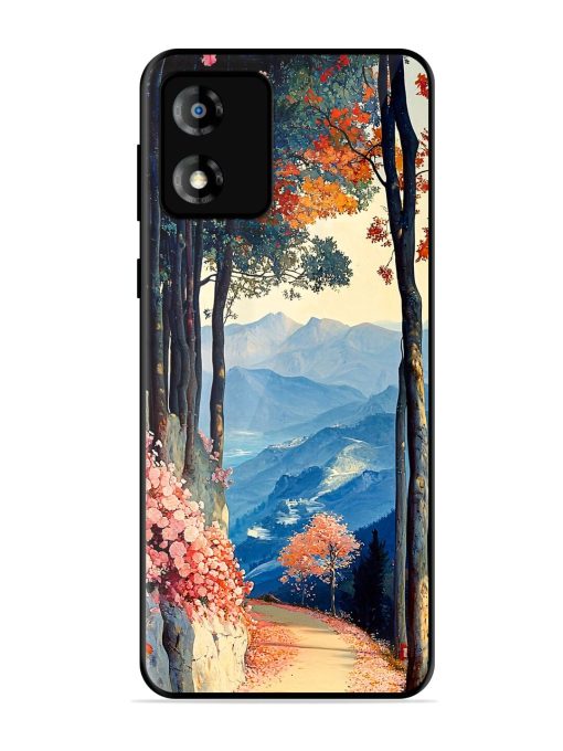 Mountainside Serenity Glossy Soft Edge Case for Motorola Moto E13 Chachhi