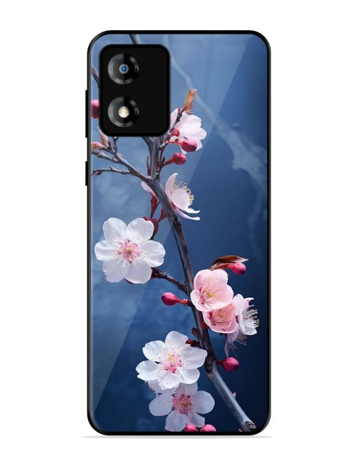 Delicate Blossoms Glossy Soft Edge Case for Motorola Moto E13 Chachhi