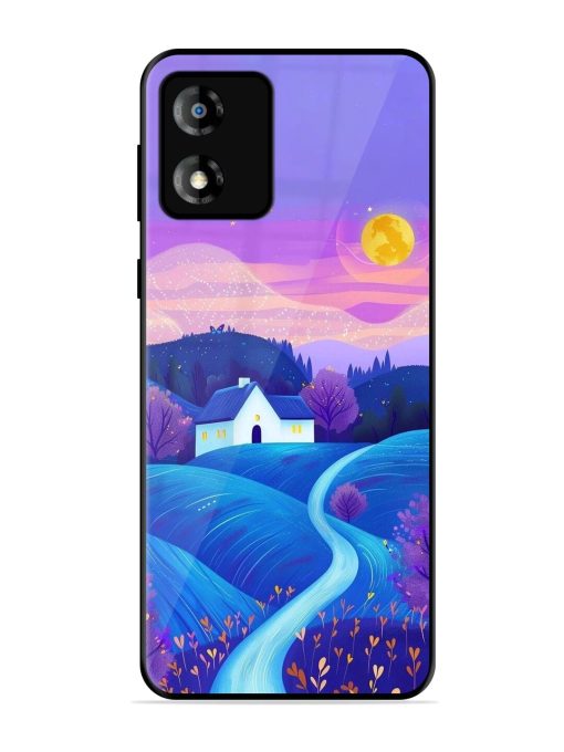 Moonlit Meadow Glossy Soft Edge Case for Motorola Moto E13 Chachhi