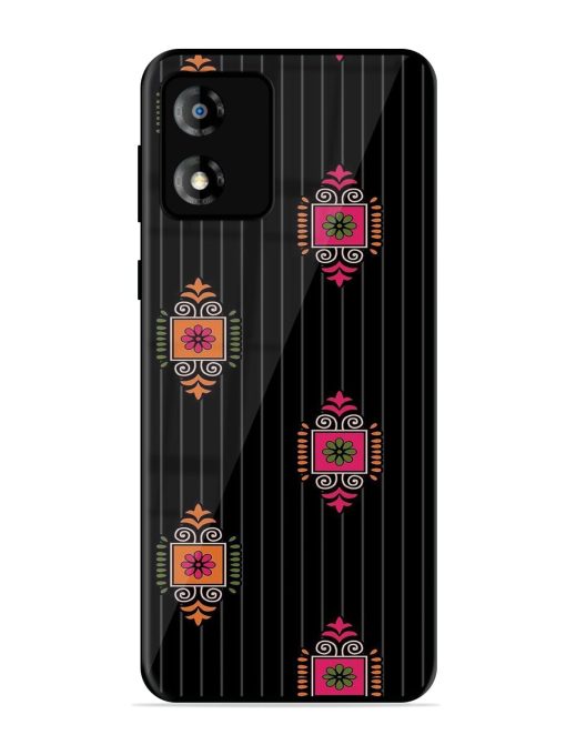 Ornate Elegance Glossy Soft Edge Case for Motorola Moto E13 Chachhi