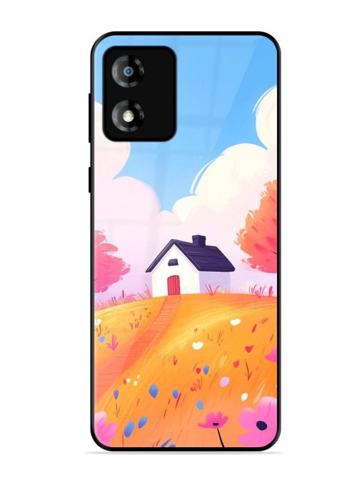 Hilltop Haven Glossy Soft Edge Case for Motorola Moto E13