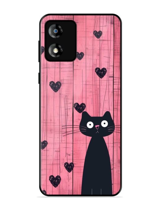 Feline Valentine'S Day Glossy Soft Edge Case for Motorola Moto E13