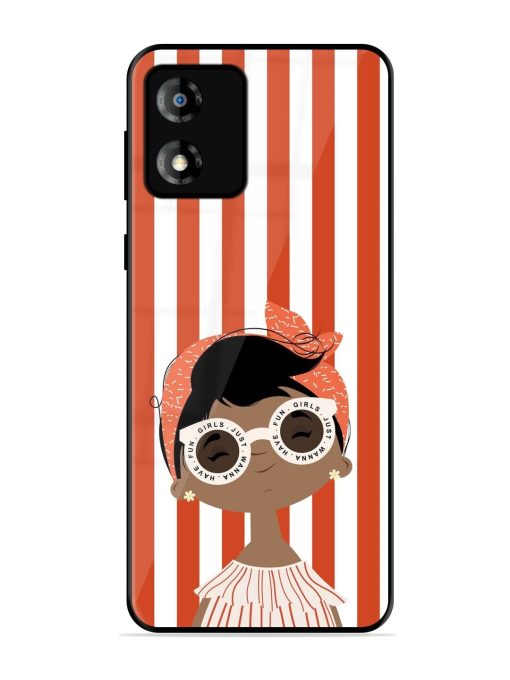 Girls Just Wanna Have Fun Glossy Soft Edge Case for Motorola Moto E13 Chachhi