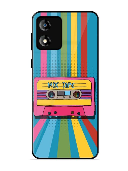 Retro Cassette Tapes Glossy Soft Edge Case for Motorola Moto E13 Chachhi