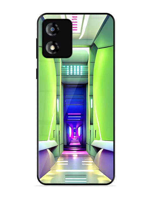 Neon Corridor Glossy Soft Edge Case for Motorola Moto E13 Chachhi