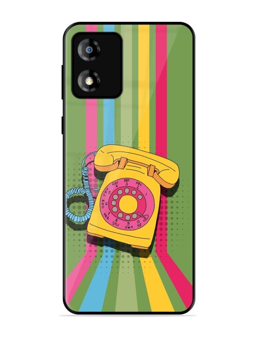 Retro Dialer Glossy Soft Edge Case for Motorola Moto E13 Chachhi