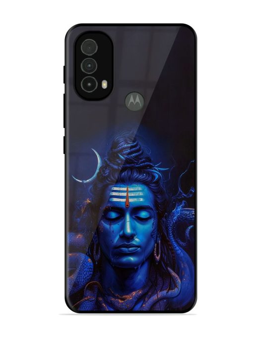 Mystic Mahadev Glossy Soft Edge Case for Motorola Moto E40 Chachhi