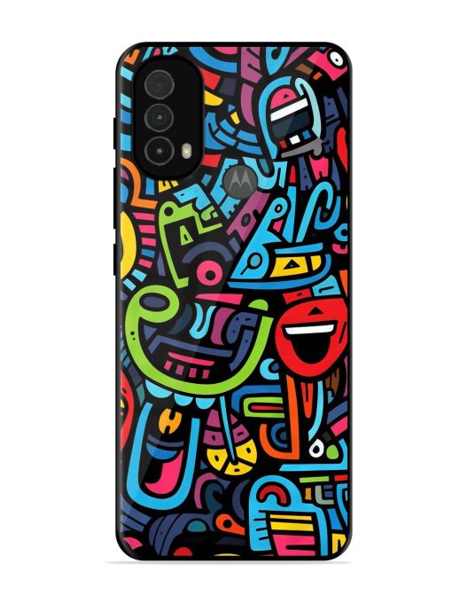 Doodlephoria Glossy Soft Edge Case for Motorola Moto E40 Chachhi