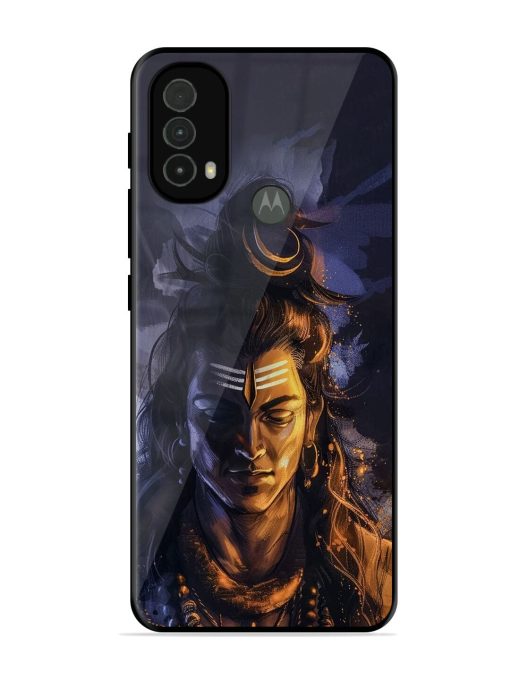 Lord Shiva Glossy Soft Edge Case for Motorola Moto E40 Chachhi