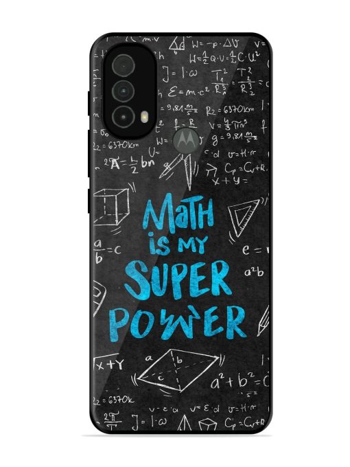 Math Magic Glossy Soft Edge Case for Motorola Moto E40 Chachhi