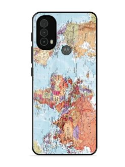 Our Blue Marble Glossy Soft Edge Case for Motorola Moto E40